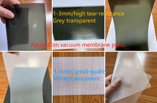 Why Use Different Thickness Of Silicone Sheets In Vacuum Press Membranes For Coating Of PVC Foil
